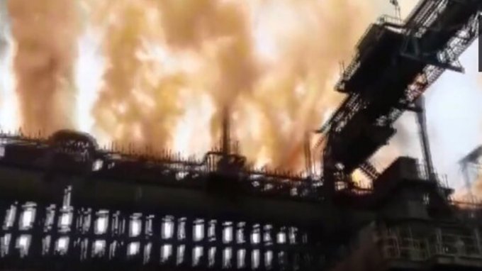 टाटा स्टील प्लांट में बड़ा धमाका, लगी आग 