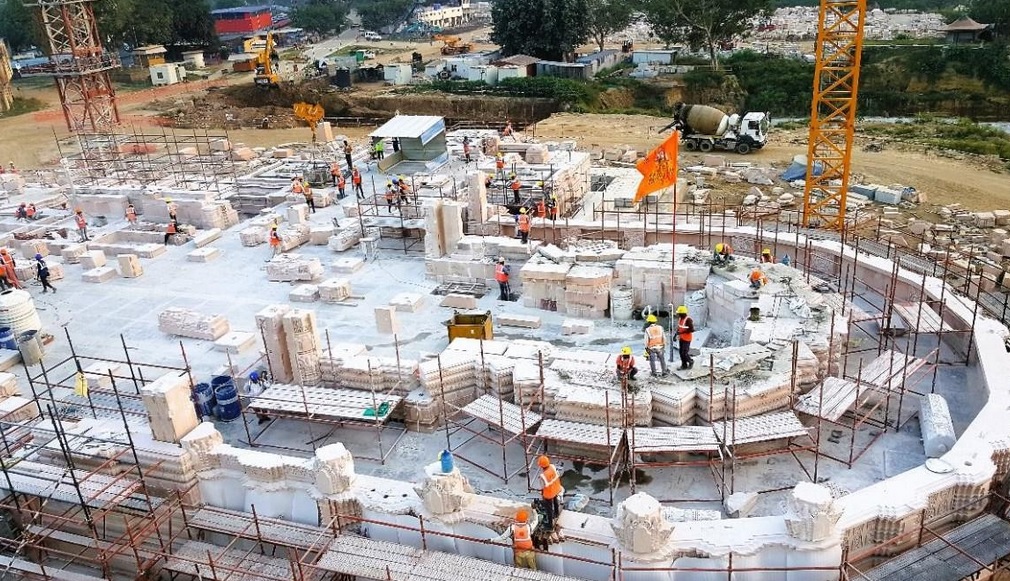 राम मंदिर की नई तस्वीर आई सामने, गर्भगृह व फाउंडेशन तैयार 